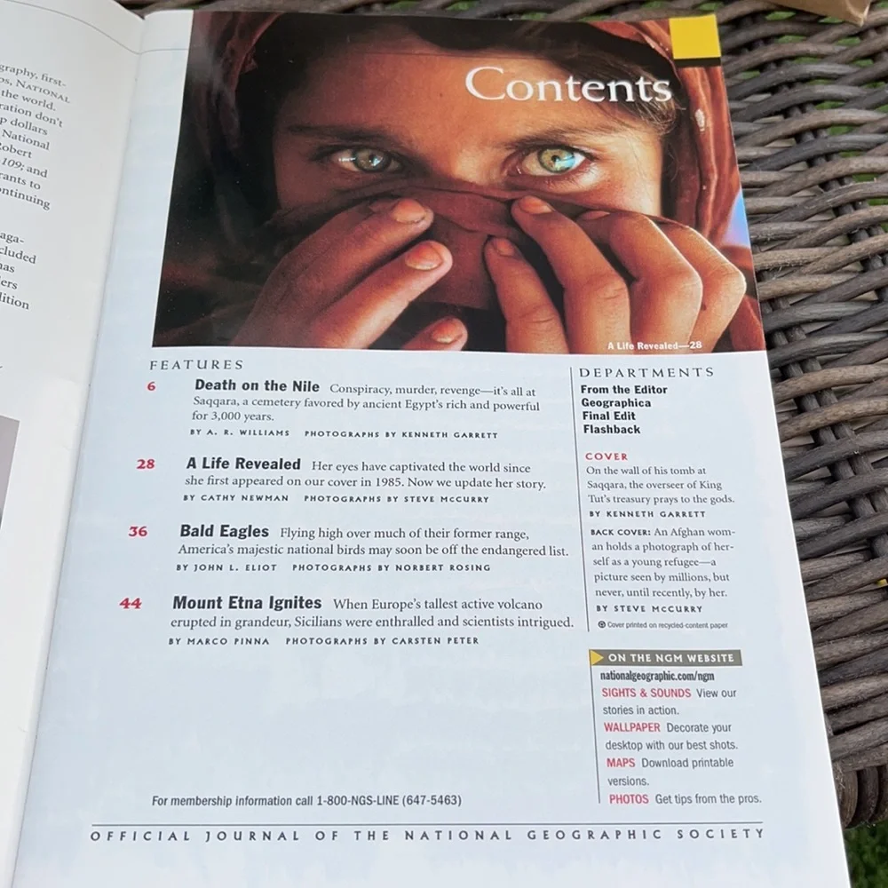 NATIONAL GEOGRAPHIC Magazine ~ Death On The Nile
